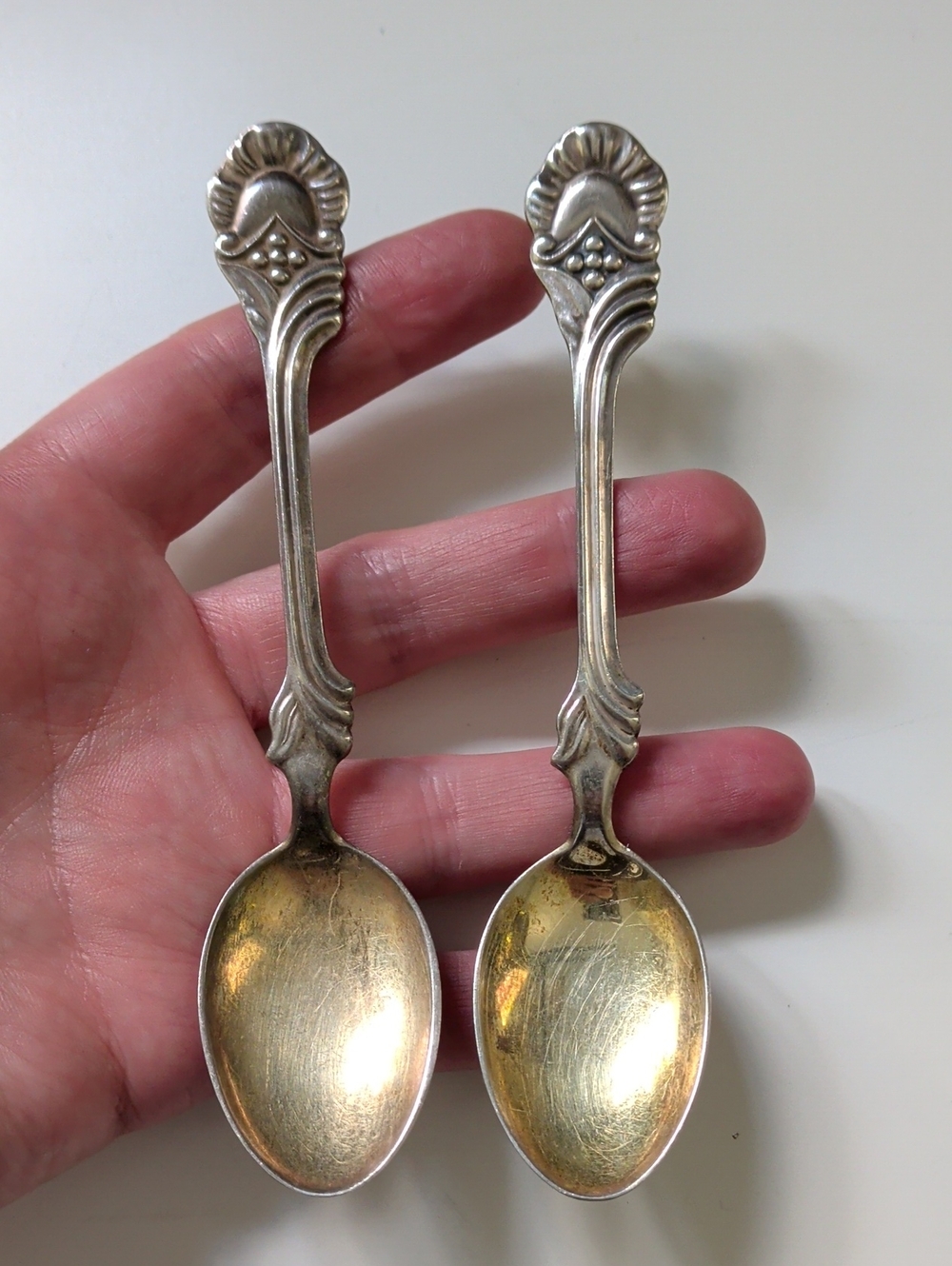 💙4/20 Pair Of Tea Spoons